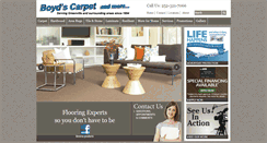 Desktop Screenshot of boyds-carpet.net