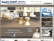 Tablet Screenshot of boyds-carpet.net